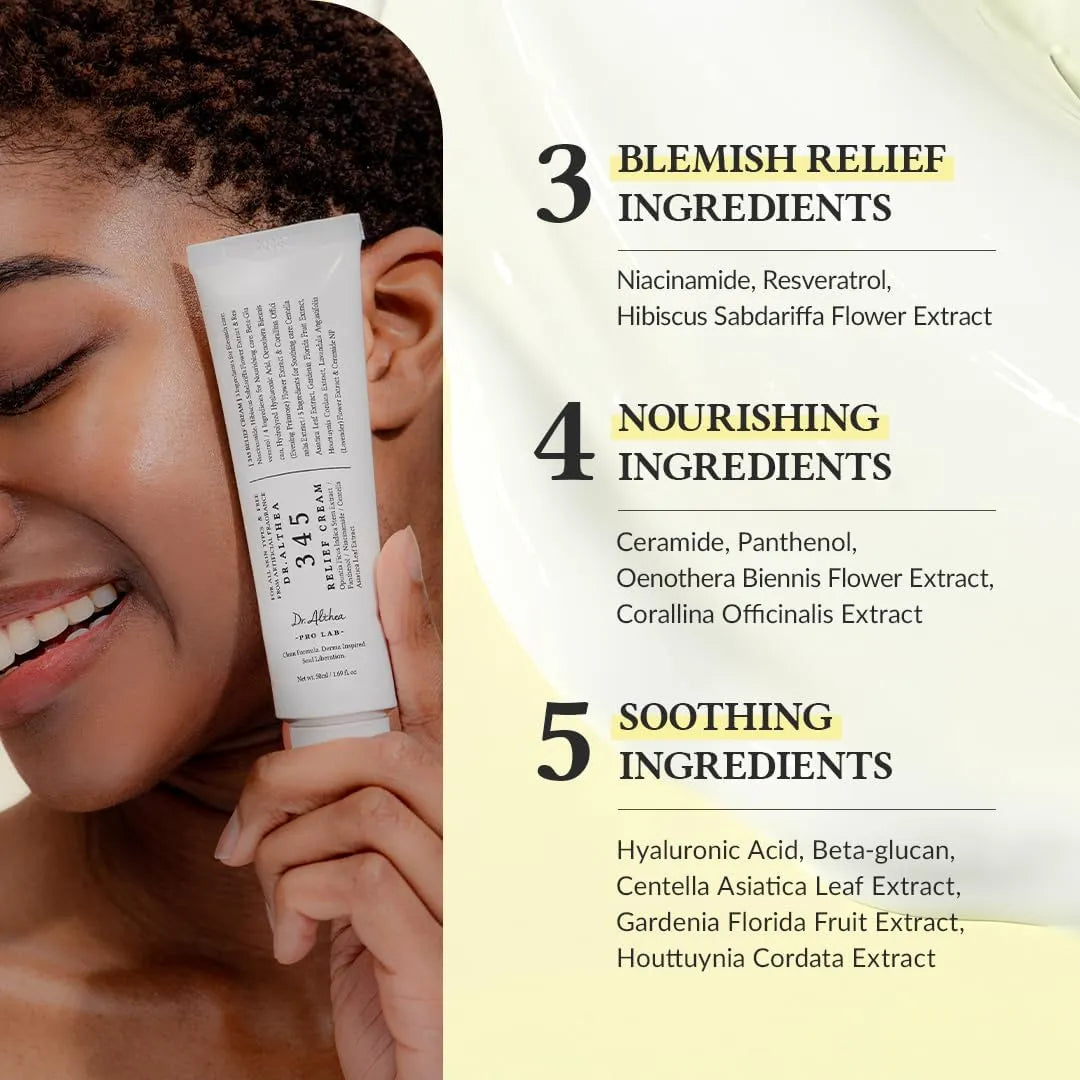 Dr. Althea 345 Relief Cream Brightening Blemish Care Daily Moisturizer - image 5
