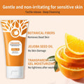 Orange Exfoliating Gel, Moisturizer Face Body Scrub Gel, Deep Cleansing Moisturizing - image 2