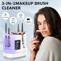 3 IN 1 Electric Makeup Brush Cleaner, Automatic Makeup Brush Cleaner with Makeup Brush Dryer - image 1