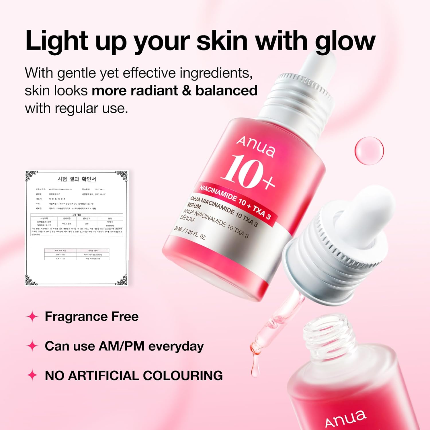 Anua Niacinamide 10% + TXA 4% Dark Spot Correcting Serum